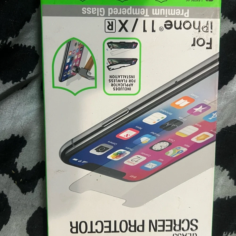 Glass Screen Protector for iPhone 11/XR - Black